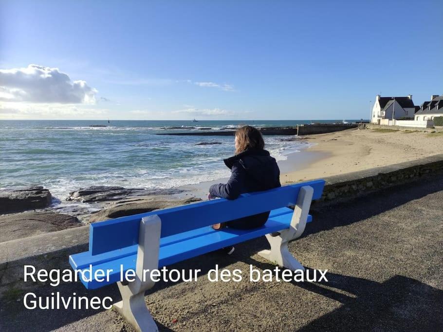 Appart-Duplex Vue Mer Panoramique Balcon & Piscine Proche Commerce Penmarcʼh エクステリア 写真