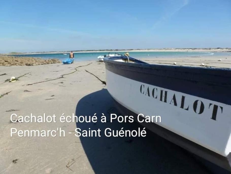Appart-Duplex Vue Mer Panoramique Balcon & Piscine Proche Commerce Penmarcʼh エクステリア 写真